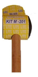 Martelo De Borracha Grande 80mm Mil Kits
