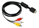 It Blue RCA Preto Cabo Av Audio / Video Rca Playstation Ps2