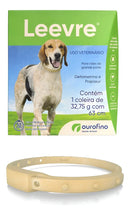 Coleira Anti Pulgas E Carrapatos Leevre M/g - 63cm Ouro Fino