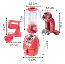 Cozinha Infantil 4 Eletrodomésticos Coleção Princesa Cor Branco e Dourado