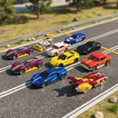 Kit 8 Hot Cars Die Cast Metal Carrinhos Esportivo Colecionavel