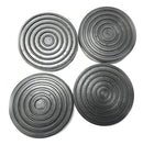 Sapata Elevador Automotivo Borracha Redonda (4 Pç)118x138x29