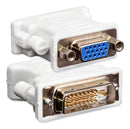 Adaptador Dvi-i 24+5 Pinos Macho P/ Vga 15 Pinos Femea