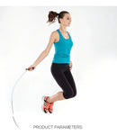 Corda De Pular Crossfit Speed Rope Rolamento 3m Cabo De Aço Cor Prateado