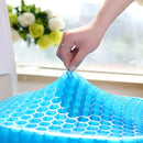 Almofada Anatomica Gel Protetor Coccix C/ Capa Supermedy Cor Azul