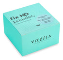 Base de maquiagem em pó solto Vizzela Pó que não transfere cor Fix hd powder Fix HD Powder - Pó Translúcido Vizzela tom translúcido - 15g