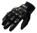 Par de Luva Motoqueiro Motociclista Impermeável Proteção Moto Tamanho Único Cor Preto