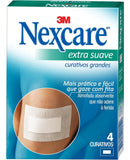 Curativo Extra Suave Nexcare 60,3mm x 101mm Caixa 4 Unidades