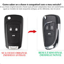 Carcaça Chave Canivete Chevrolet Gm Onix Cobalt Cruze Prisma