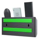 Suporte de Parede Triplo Controles Remoto Universal Cor Preto ArtBox3d