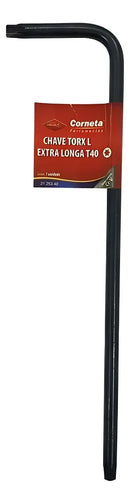 Chave Torx L Longa Tamanho T40 3125340 Aço Corneta
