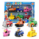 Kit 6 Carrinhos Patrulha Canina Fricção Brinquedos Cachorro