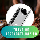 Trilho Para Gaveta 25cm Par Corrediça Telescópica Light 20kg Cor Zincada