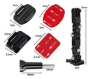Kit Suporte Lateral Para Capacete Gopro Sjcam Eken