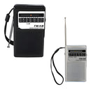 Radinho Fm Pilha Presente Pai Vô Portátil Pequeno Bo Preto 5V