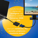 Conversor Adaptador De Vídeo Hdmi Macho Para Vga Femea Gurumania