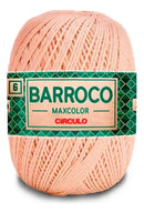 1 Barbante Barroco Fio 6 Maxcolor 200g -e Peach Fuzz 4224