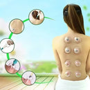 Kit 12 Ventosas Com Bomba Ventosa Terapia Massoterapia