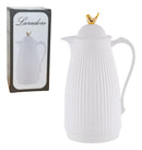 Garrafa Térmica De Café Laradore Bird - Branca E Dourada 1l Branca