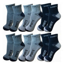 Kit 12 Pares Meias Cano Baixo Curto Ata Variadas 36-44