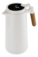 Garrafa térmica Dolce Home com termômetro de plástico 1L branca