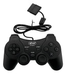 Kit2 Joystick Controle Ps2 De Video Dualshock Kp-gm014 Knup Cor Preto