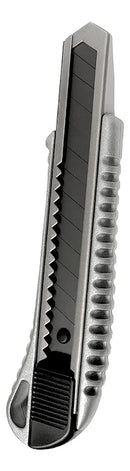 Estilete De Alumínio Reforçado Com Lâmina segmentada 18mm Trava Automática