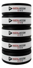 Fio Elétrico 1,5mm Cabo Flexível 1 5mm Rolo 100m Metros 750v Cobertura Preto