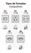 Filtro De Linha Universal 6 Tomadas Régua Extensão Chave Led