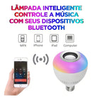 Lampada Bluetooth Luz Rgb Música Caixinha Som C/ Controle - Marca Camperluz