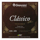 Jogo De Cordas Violão Náilon Giannini Clássico Tensão Leve
