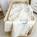 Lençol Bebê Berço Americano Com Elástico E Fronh Branco Branco