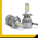 Kit Super Led C6 H1 H3 H4 H7 H8 H11 6000k 36w 480 H4 Prateado