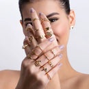 Kit Semi Joias 10 Pçs Folheados Ouro E Prata Atacado Revenda