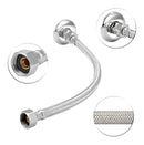 Engate Flexível Rabicho Inox Trançado 40cm Macho X Fêmea 1/2