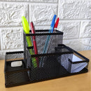 Organizador De Mesa Porta Canetas Lápis 4 Divisões Vertical