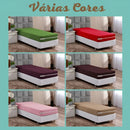 Capa Para Colchão Solteiro Malha Reforçada Zíper Resistente