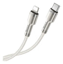 Cabo Turbo Metal Waves 1m Hrebos Usb-c / Lightning Cb 352i Cor Branco