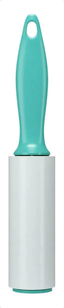 Rolo Adesivo Mini Rolinho Tira Pelos Flash Limp Com 2 Refíl Cor Cinza/Verde
