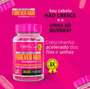 Vitamina Forever Hair 1 Meses Tratamento Crescimento Capilar