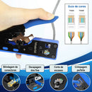 Alicate Crimpar Rj45 Ez Cabo Rede Vazado Rj11 Cat5 Cat6 Cat7