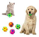 Kit 2 Brinquedos Pet Interativo Bolinha Som Luz De Led Cor Sortido