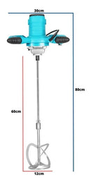 Misturador Elétrico De Argamassa Tinta Gesso Rejunte Textura 6 Velocidades Modelo Tmta1300 Marca Tssaper