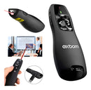 Apresentador Slide Passador Apontador Laser Controle Sem Fio Preto
