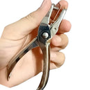 Alicate Furador Perfurador 1 Furo Papel Escritório Cor Alumínio Forma da perfuração Redonda