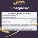 5 Magnésios 60 Cápsulas 500mg Jmsuplementos