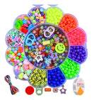 Kit Miçangas Infantil Para Montar Pulseiras Colar Bijut Flor 3