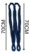 02 Extensores Cordas 70 Cm Cada Redes Dormir Descanso 01 Par Cor Azul Lojas Walnut