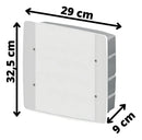 Caixa De Passagem Embutir 30x30 Ilumi Elétrica Branca