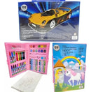 Maleta De Pintura Infantil Estojo Material Escolar 68 Peças